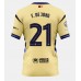 Barcelona Frenkie de Jong #21 Bortedrakt 2025-26 Korte ermer